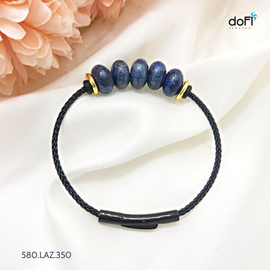  Vòng Tay Đồng Điếu Phúc Lộc - Lapis Lazuli 