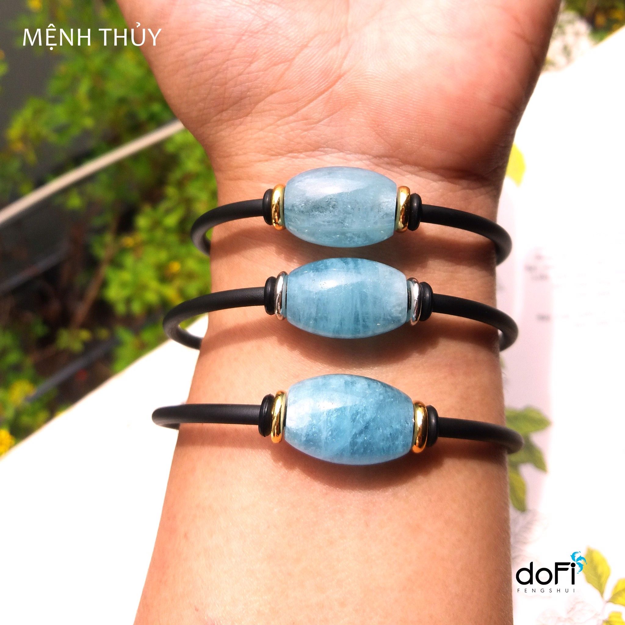  VÒNG LU THỐNG BẦU CÓ KHÓA - ĐÁ AQUAMARINE 