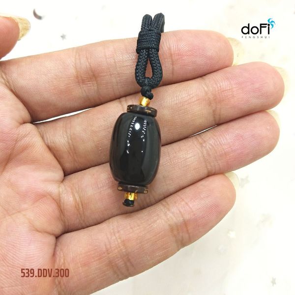  Lu Thống Đá Đen Onyx - Dây Chuyền Vải 