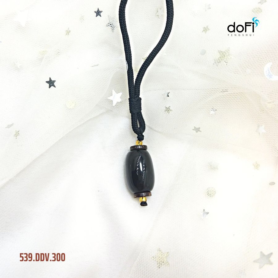  Lu Thống Đá Đen Onyx - Dây Chuyền Vải 