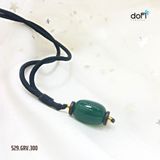  Lu Thống Đá Agate Xanh Lục - Dây Chuyền Vải 