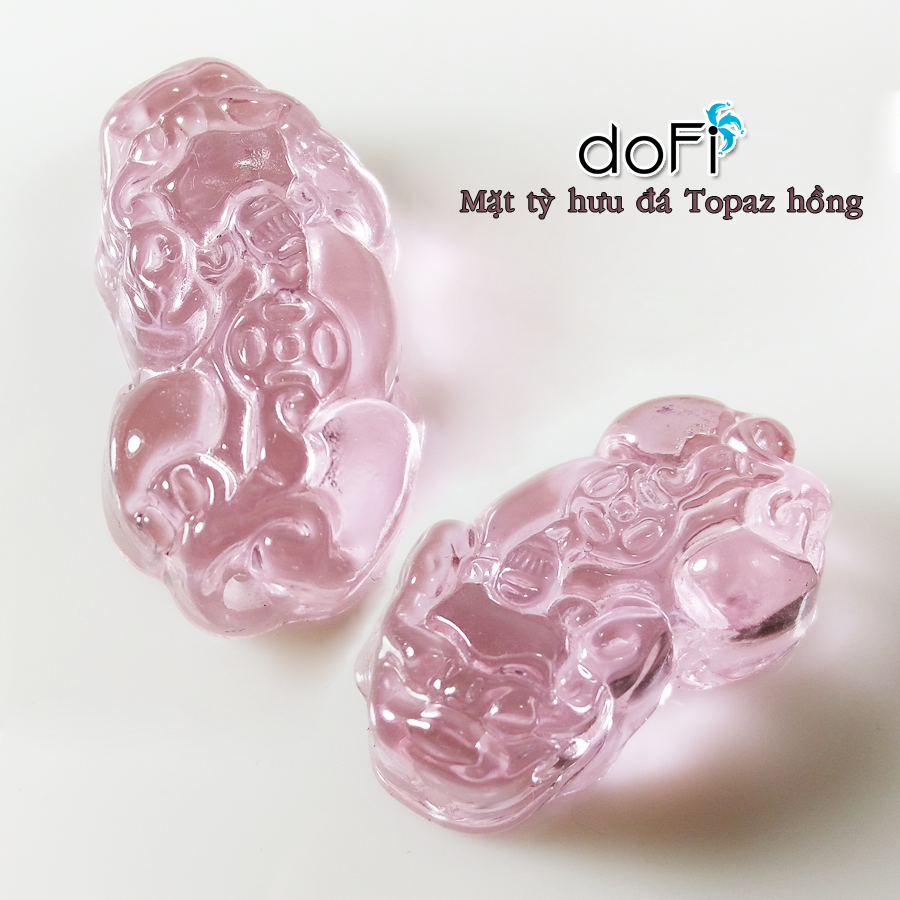  MẶT DÂY TỲ HƯU ĐÁ TIÊU CHUẨN - TOPAZ SIZE S 