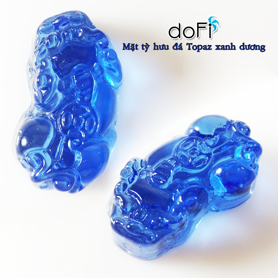  MẶT DÂY TỲ HƯU ĐÁ TIÊU CHUẨN - TOPAZ SIZE S 