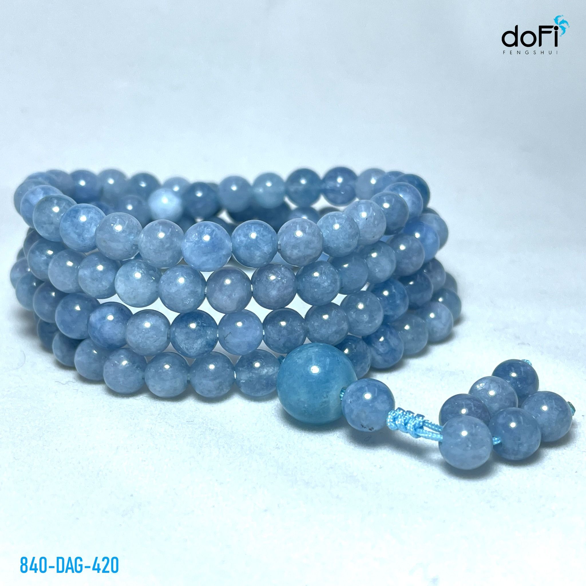  TRÀNG HẠT ĐÁ AQUAMARINE 6 LI 