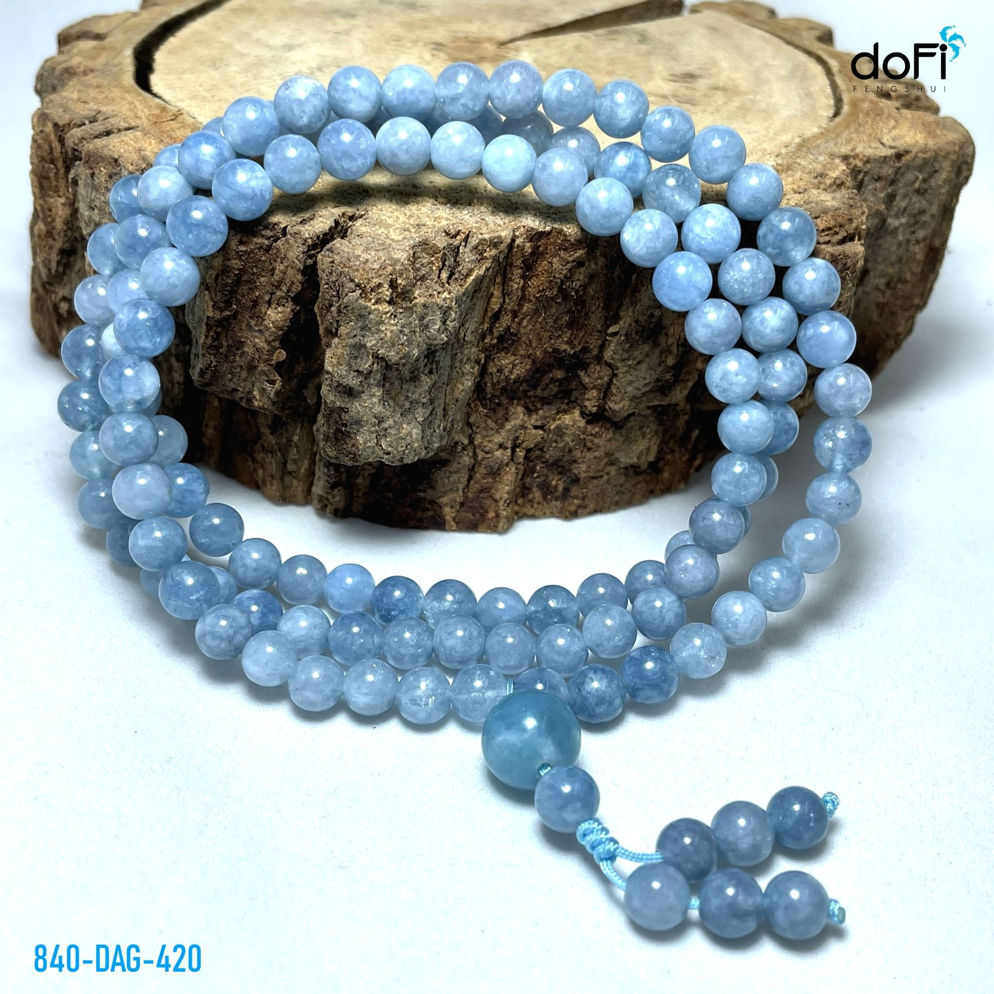  TRÀNG HẠT ĐÁ AQUAMARINE 6 LI 