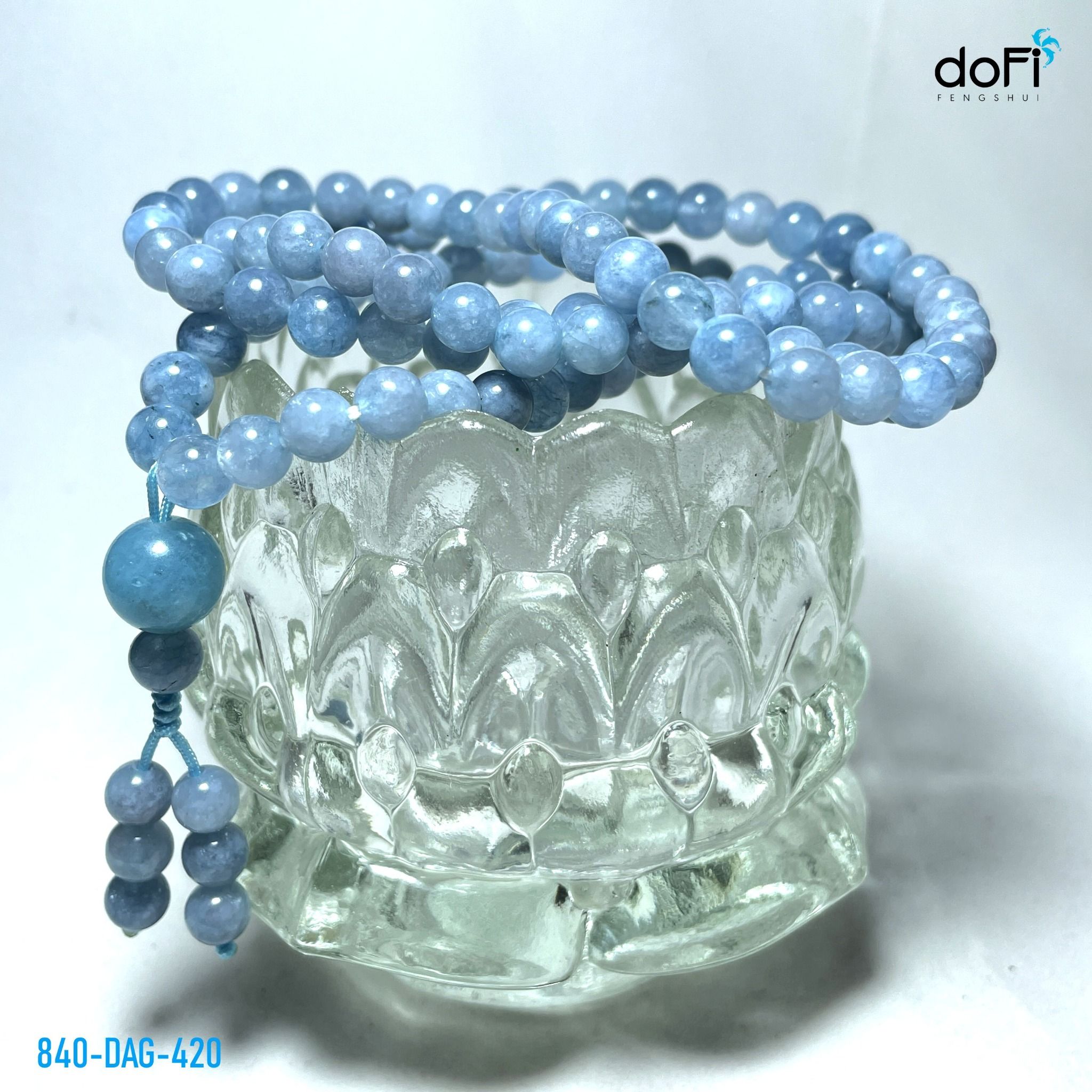  TRÀNG HẠT ĐÁ AQUAMARINE 6 LI 