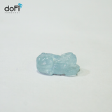  Mặt Dây Chuyền Tỳ Hưu Đá Aquamarine 