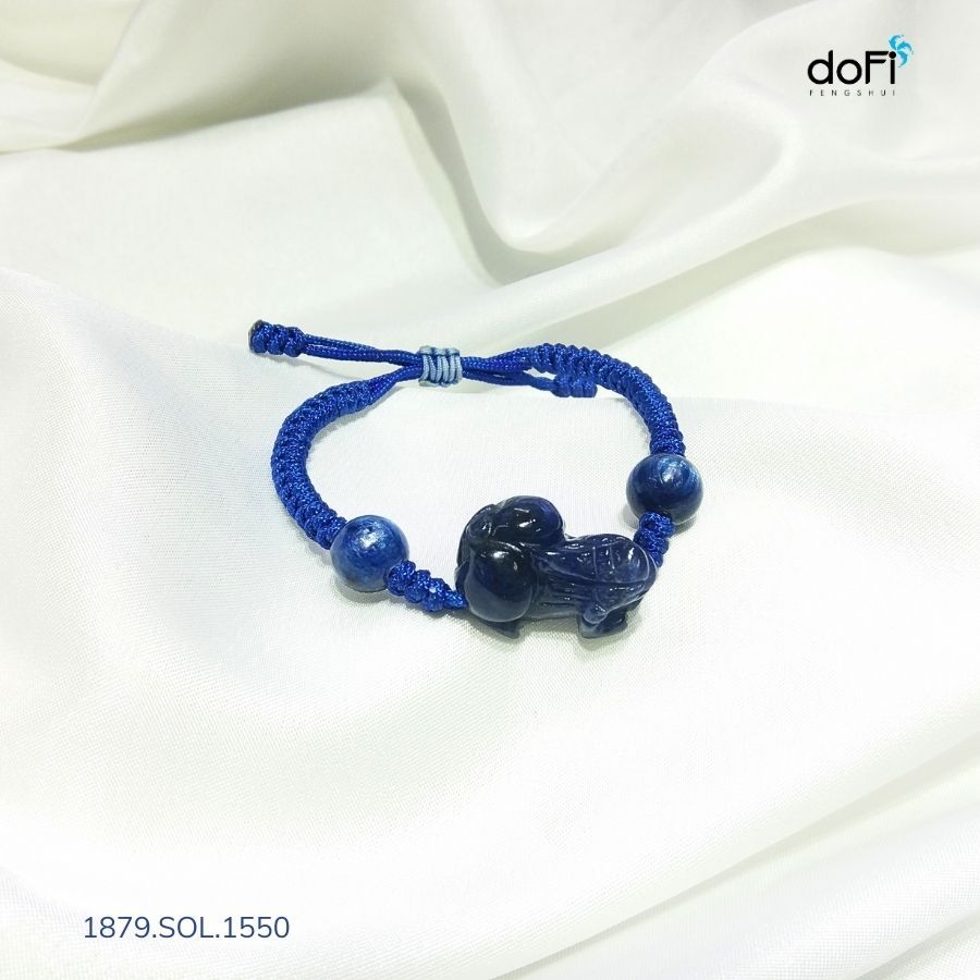  Vòng Tỳ Hưu Thắt Dây - Đá Sodalite 