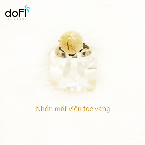 Nhẫn phong thuỷ đá thạch anh - Nhan phong thuy da thach anh