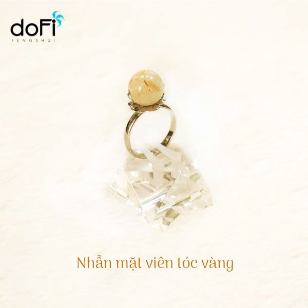 Nhẫn phong thuỷ đá thạch anh - Nhan phong thuy da thach anh