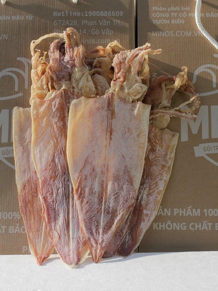Mực khô Mi Nơ LỚN (12-14 con/kg)