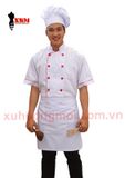 Tạp Dề Ngang Gối Trắng