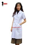 Áo Blouse Bác Sĩ Nữ Tay Ngắn