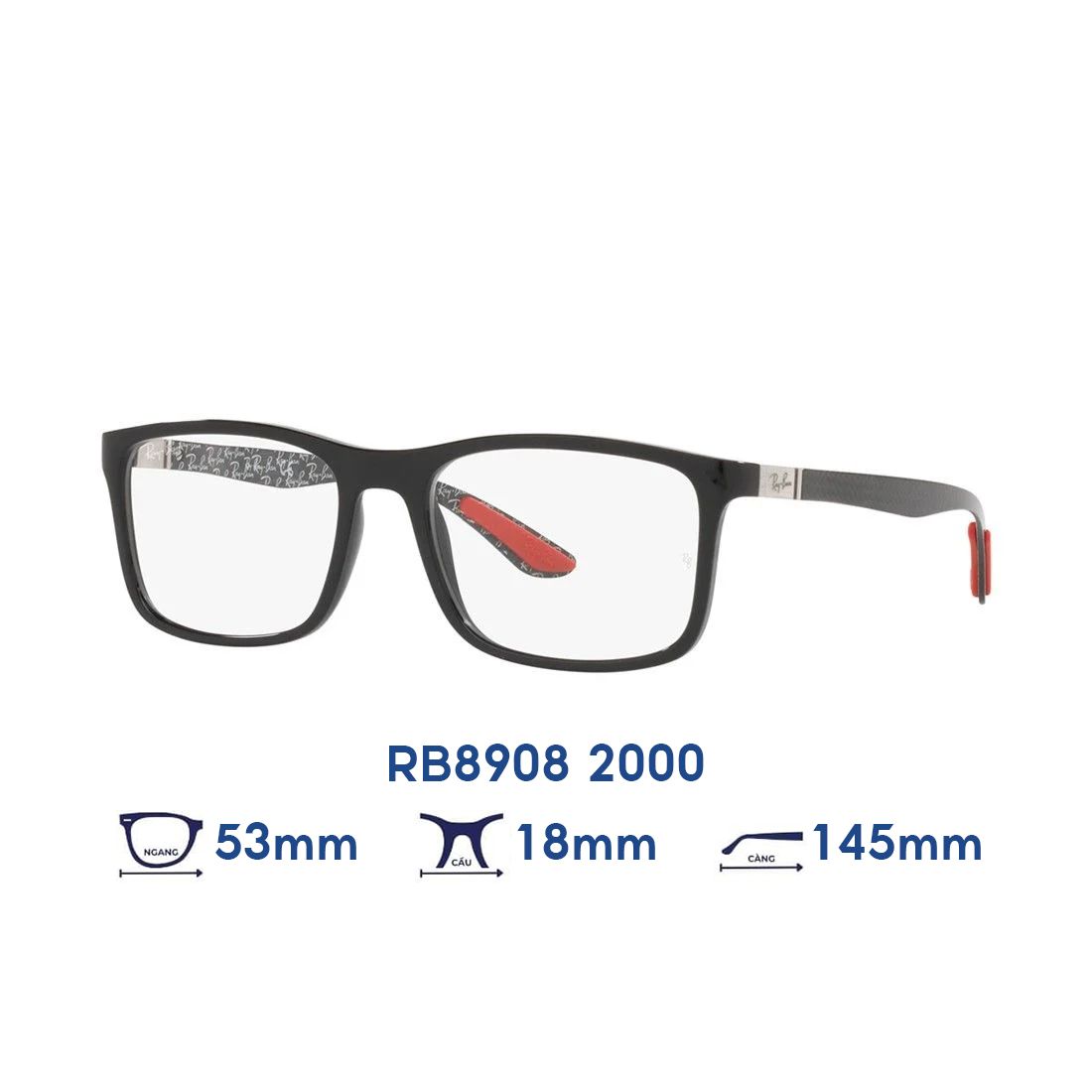 Gọng kính RAYBAN RB8908 2000