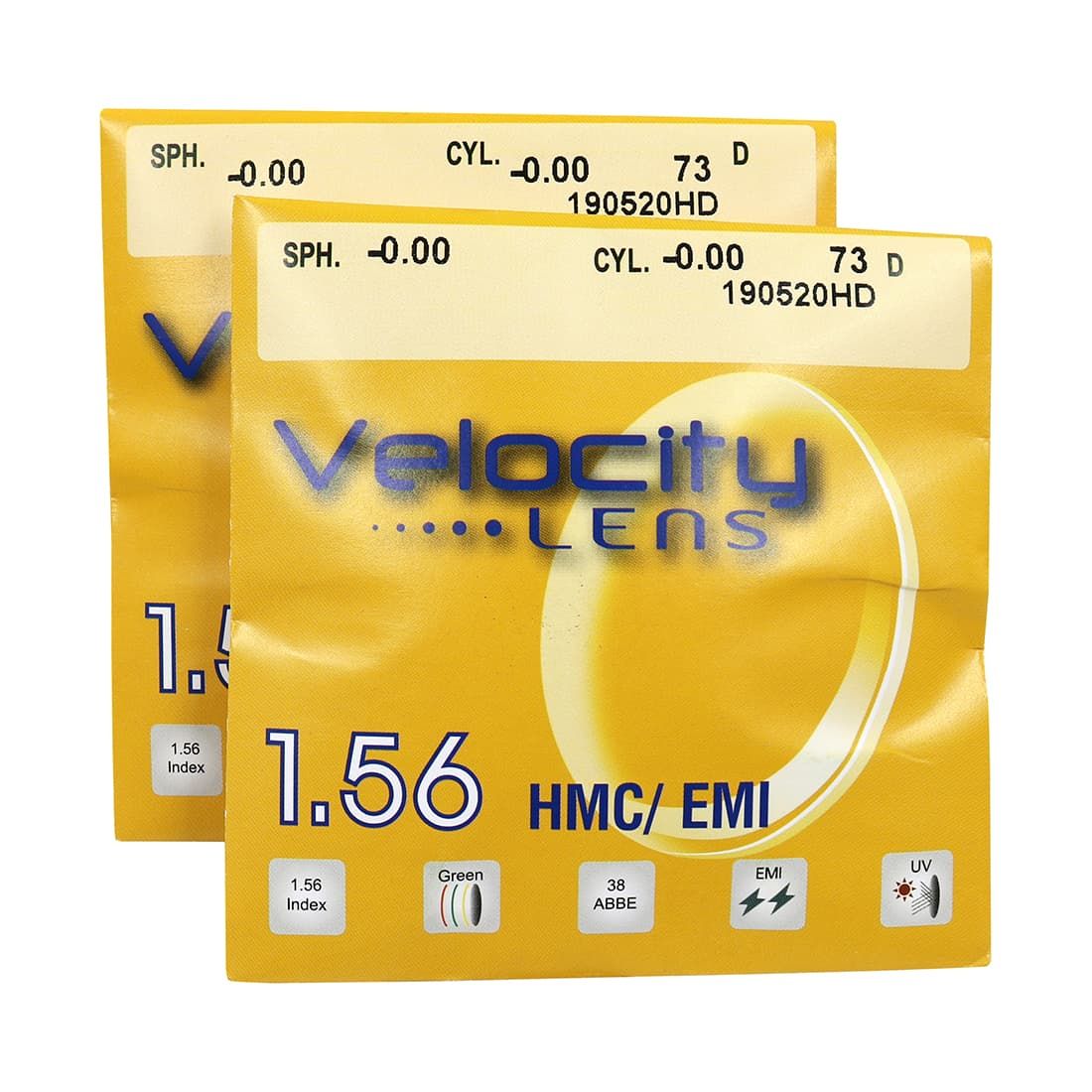 Tròng kính chính hãng Velocity Lens 1.56 HMC UV EMI