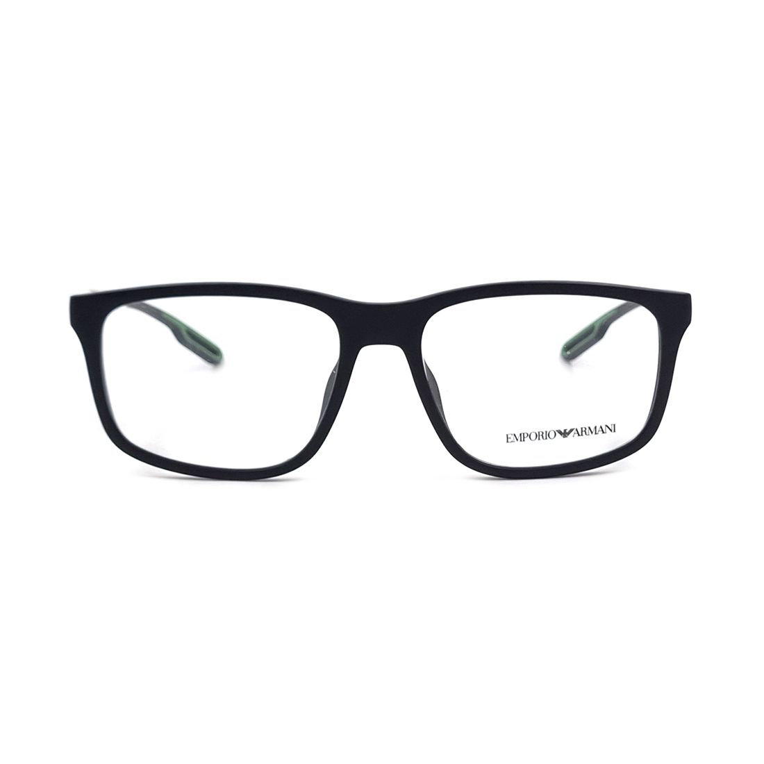 Gọng Kính Emporio Armani EA3209U 5001: Thiết Kế Vuông Siêu Nhẹ, Đẳng Cấp Đen Bóng Vượt Thời Gian