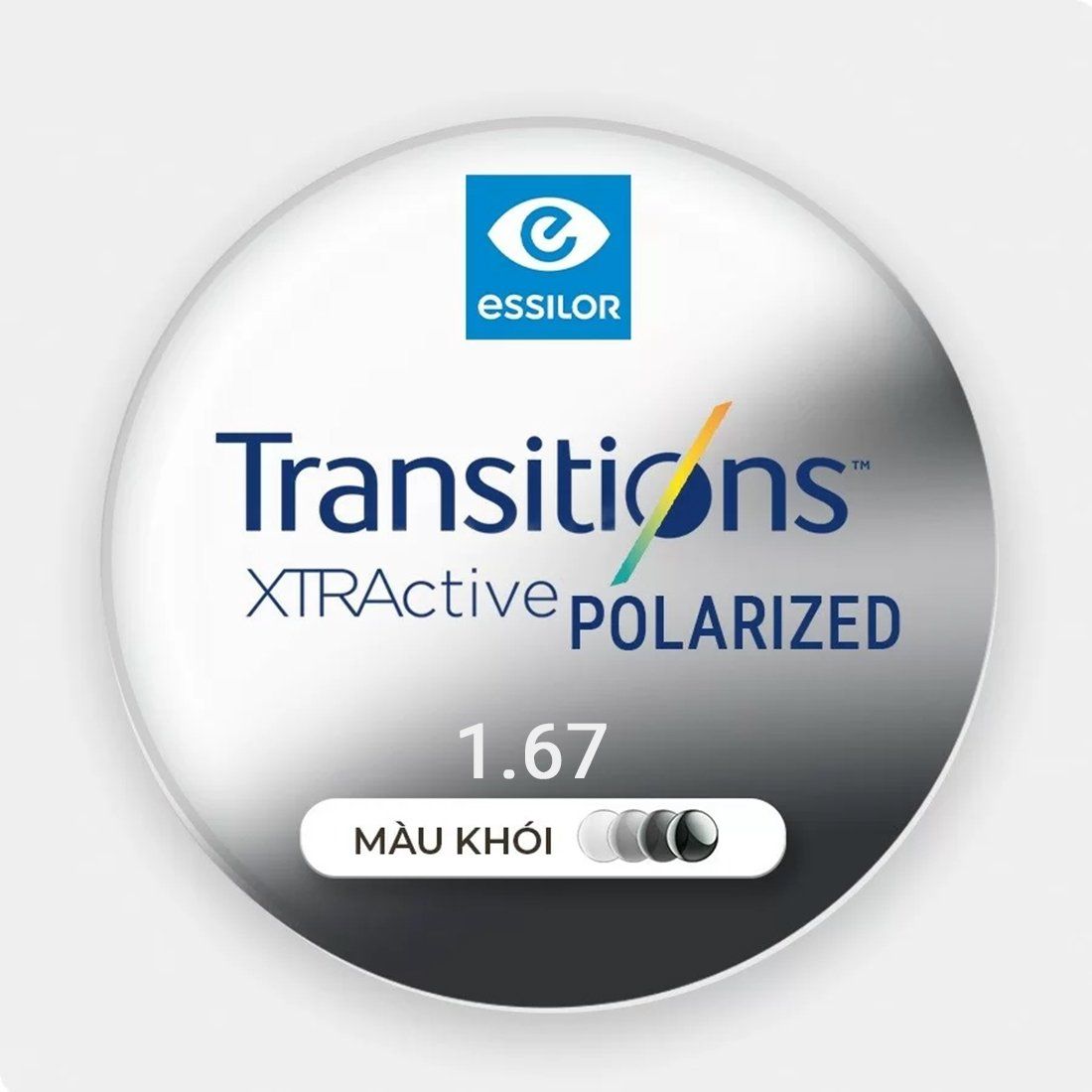Tròng Đơn Essilor đánh váng Crizal Rock - Đủ Chiết Suất & Công Nghệ