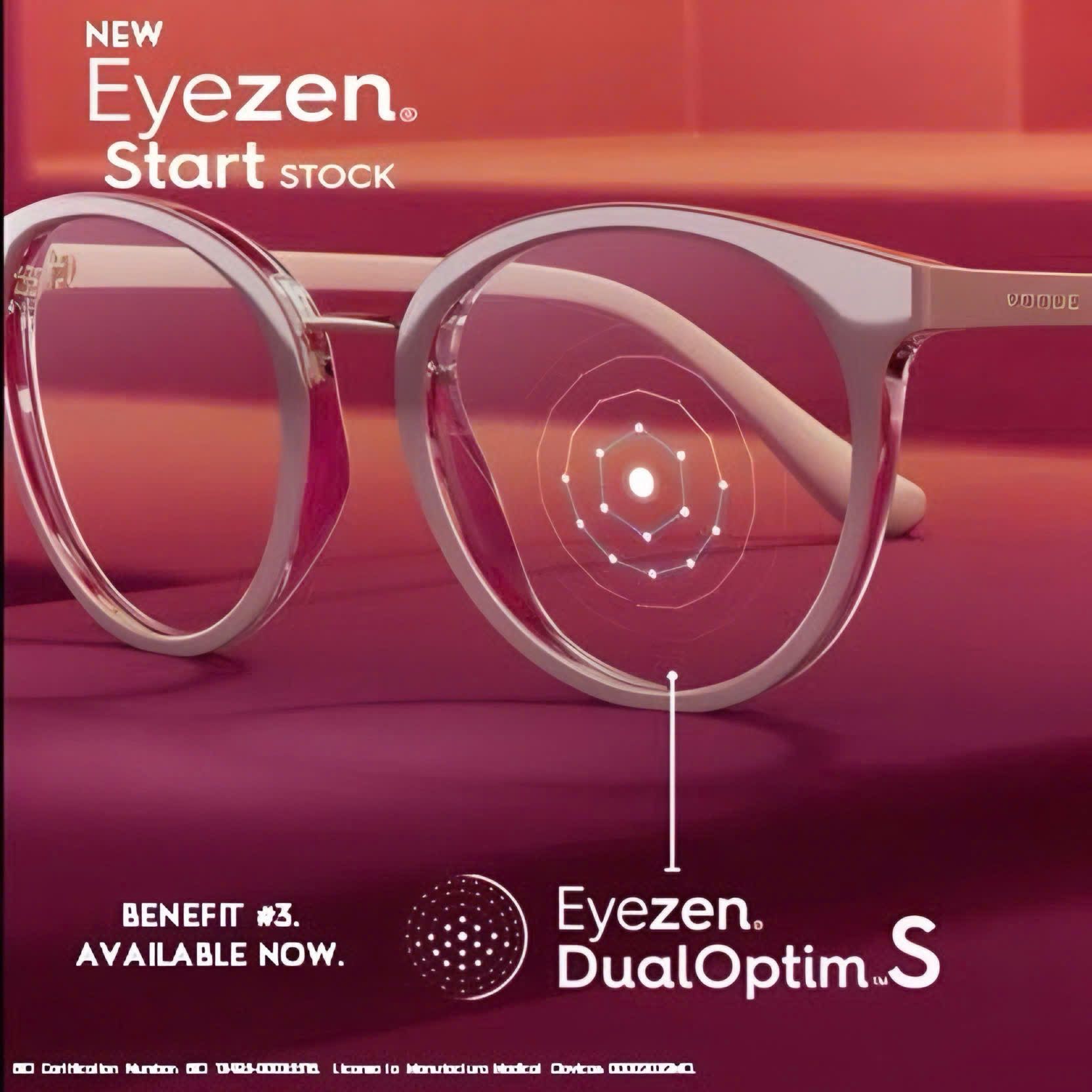 Tròng kính Essilor Eyezen Start Stock giảm mỏi mắt và cung cấp tầm nhìn rõ nét