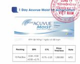  Kính áp tròng ACUVUE Moist Astigmatism 