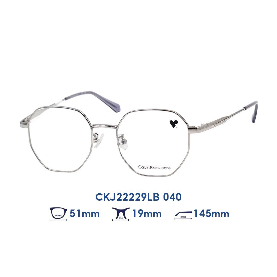 Gọng kính Calvin Klein Jeans CKJ22229LB 040