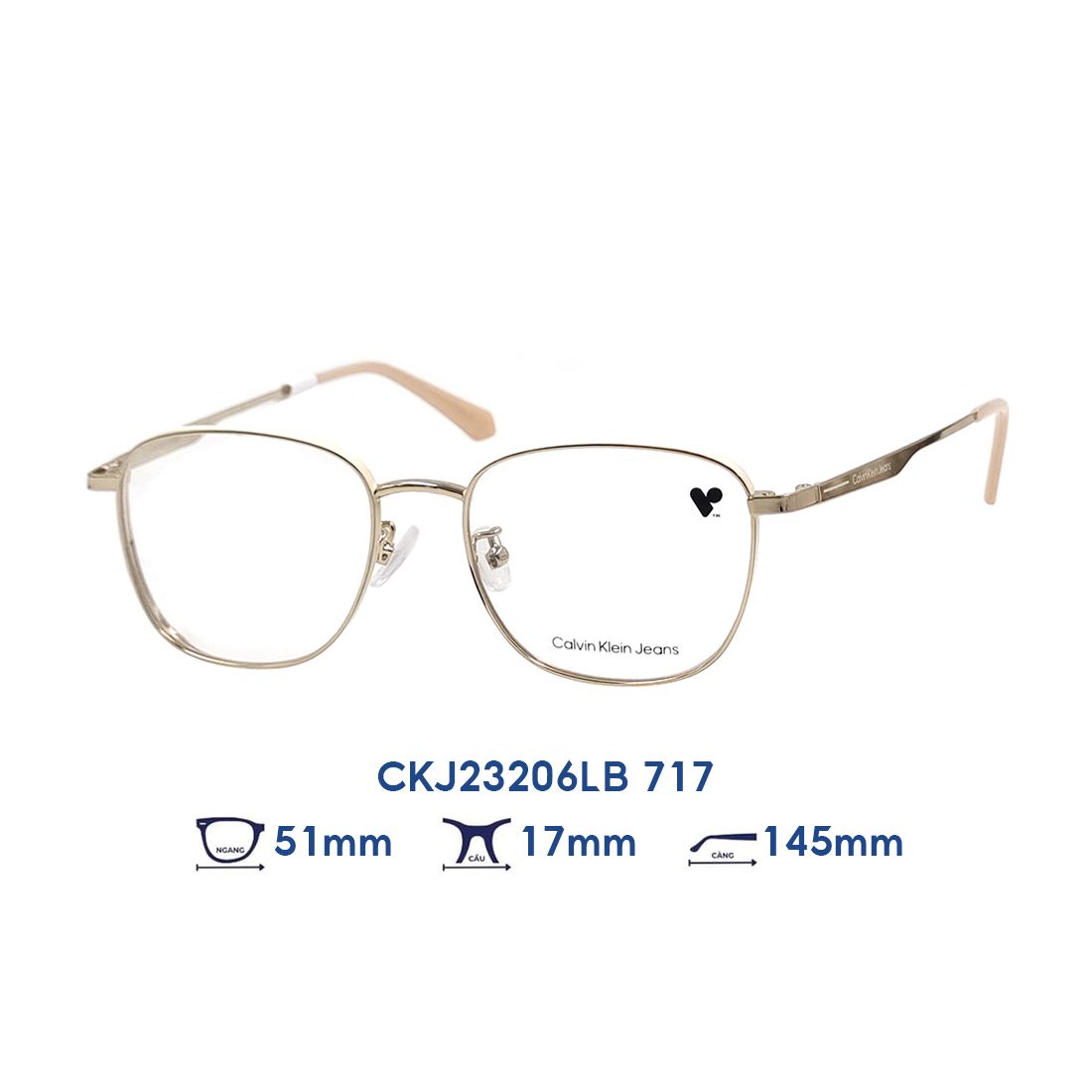 Gọng kính Calvin Klein Jeans CKJ23206LB 717