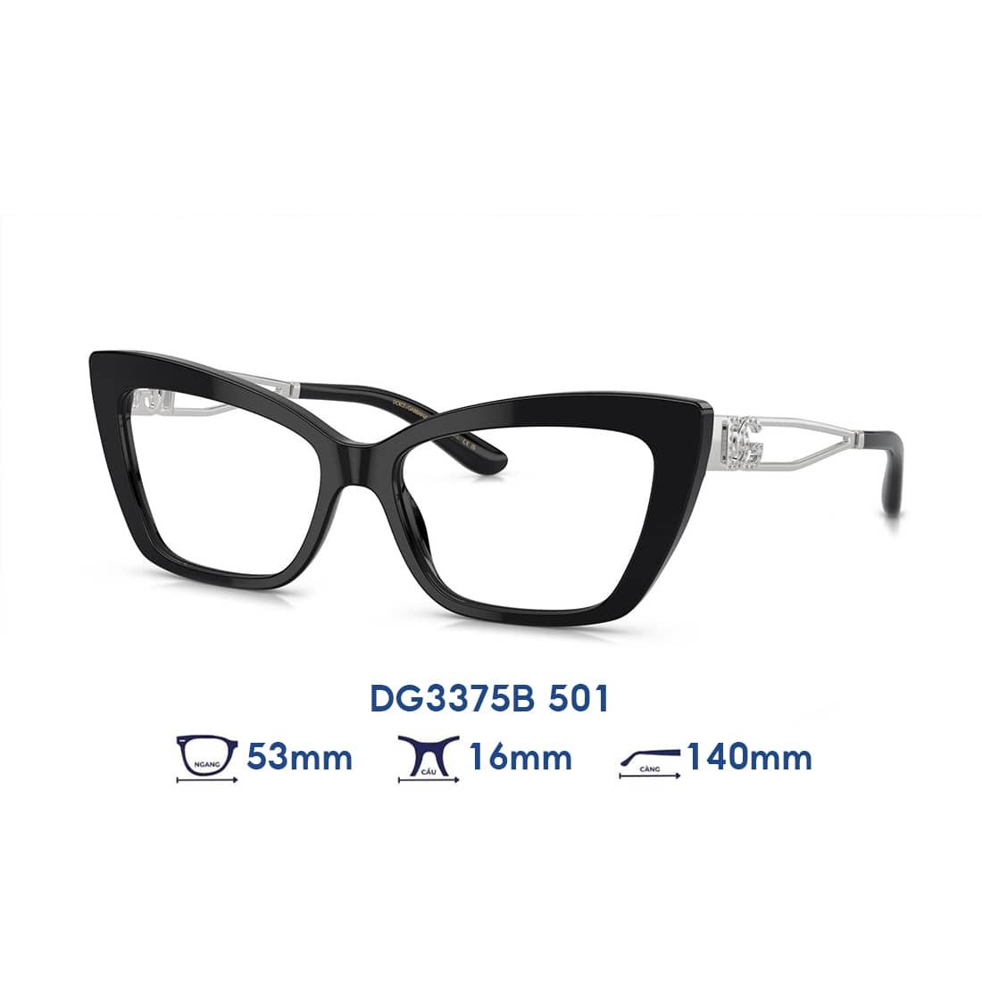 Gọng kính Dolce Gabbana DG3375B 501