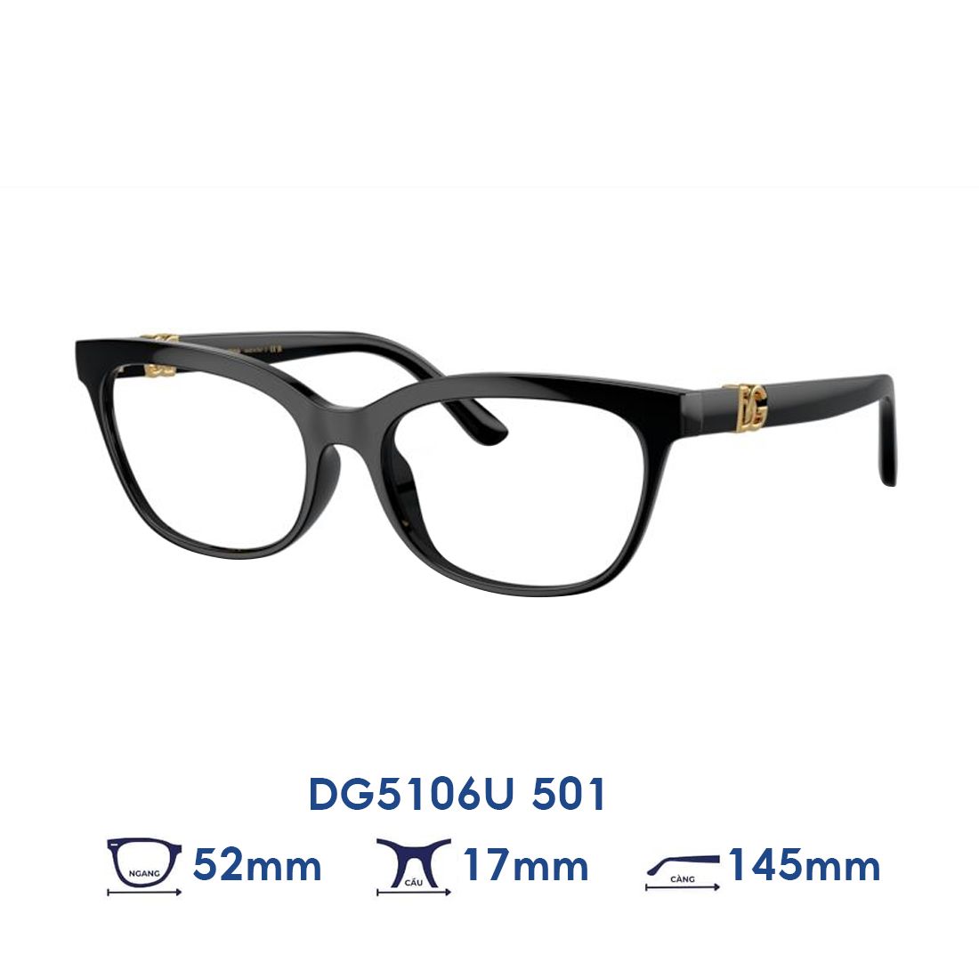Gọng kính Dolce Gabbana DG5106U 501