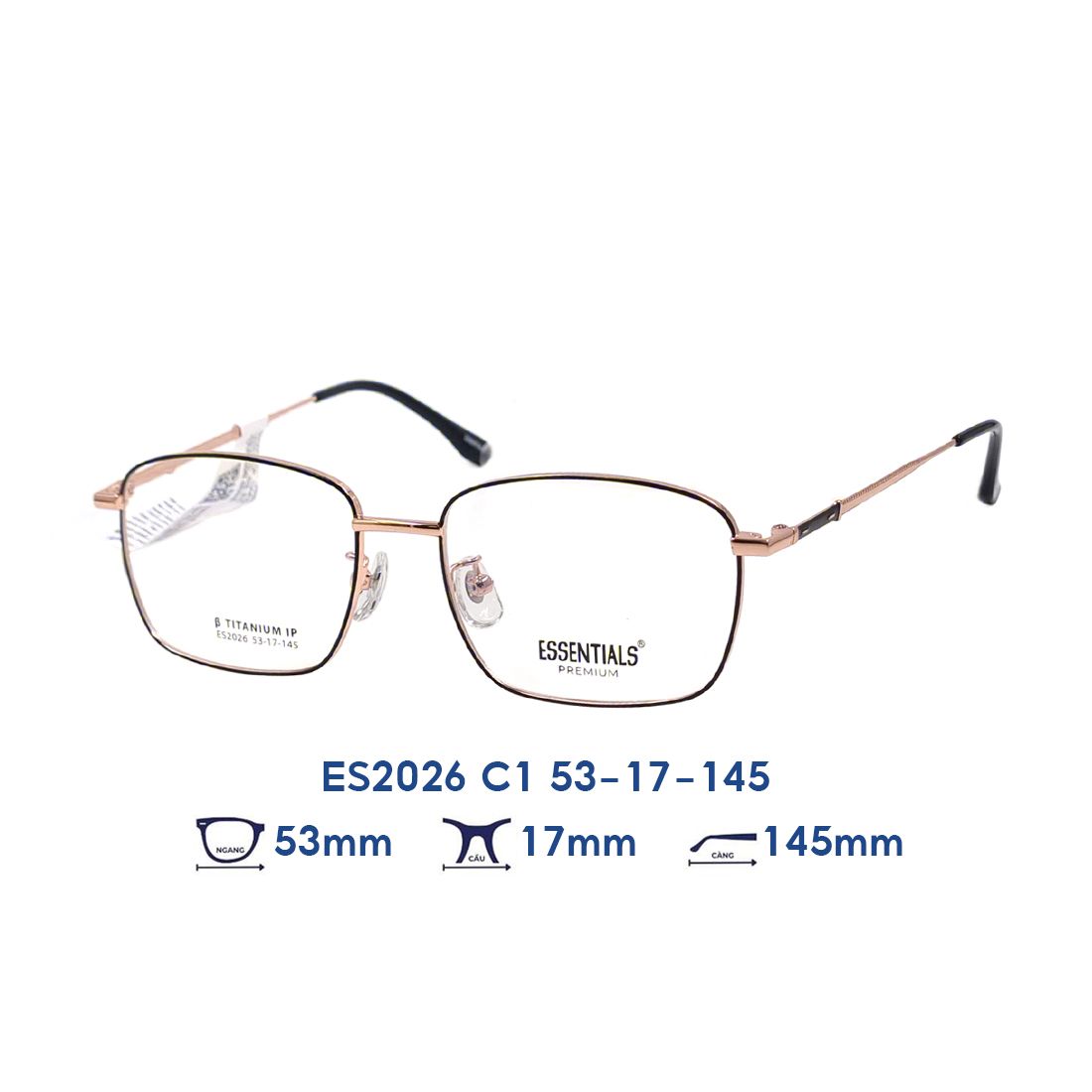 Gọng kính ESSENTIAL ES2026 C1