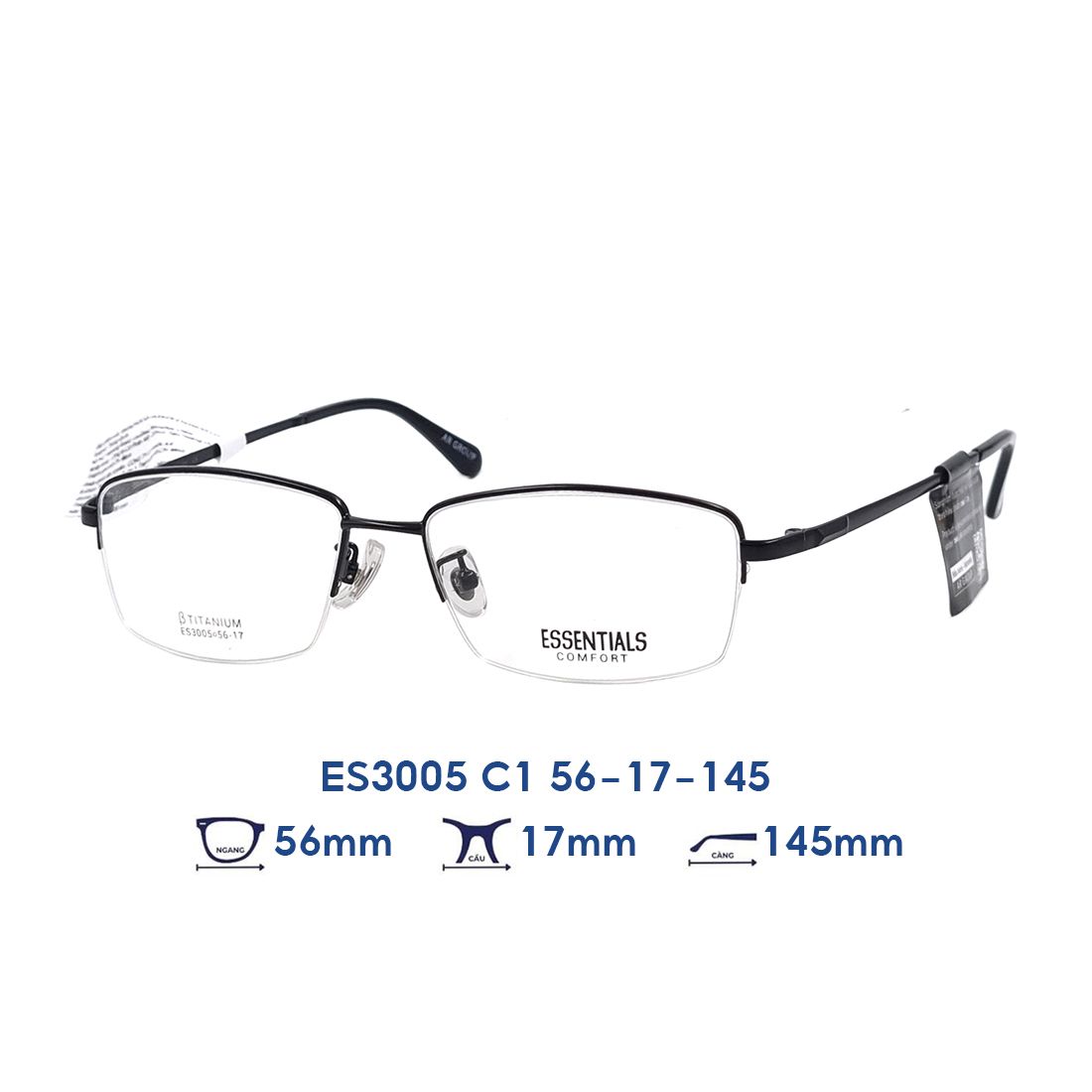 Gọng kính ESSENTIAL ES3005 C1