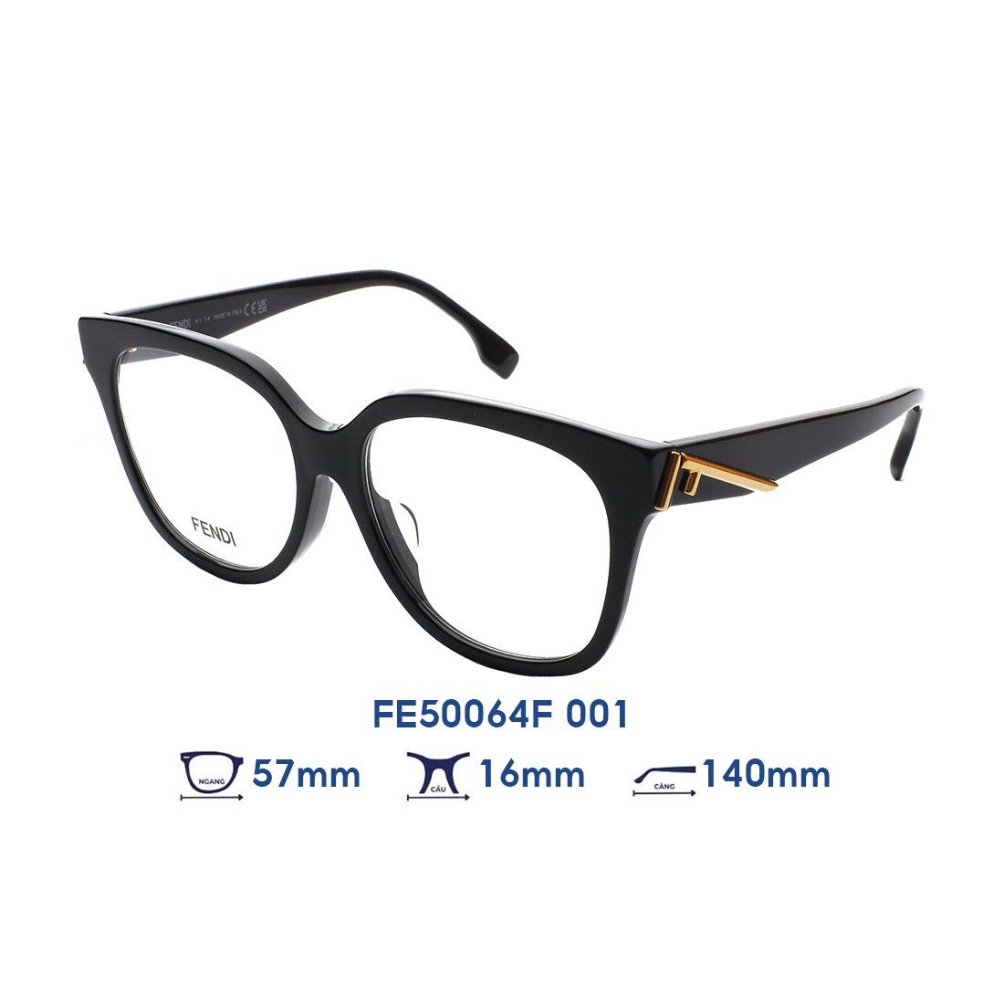 Gọng kính FENDI FE50064F 001