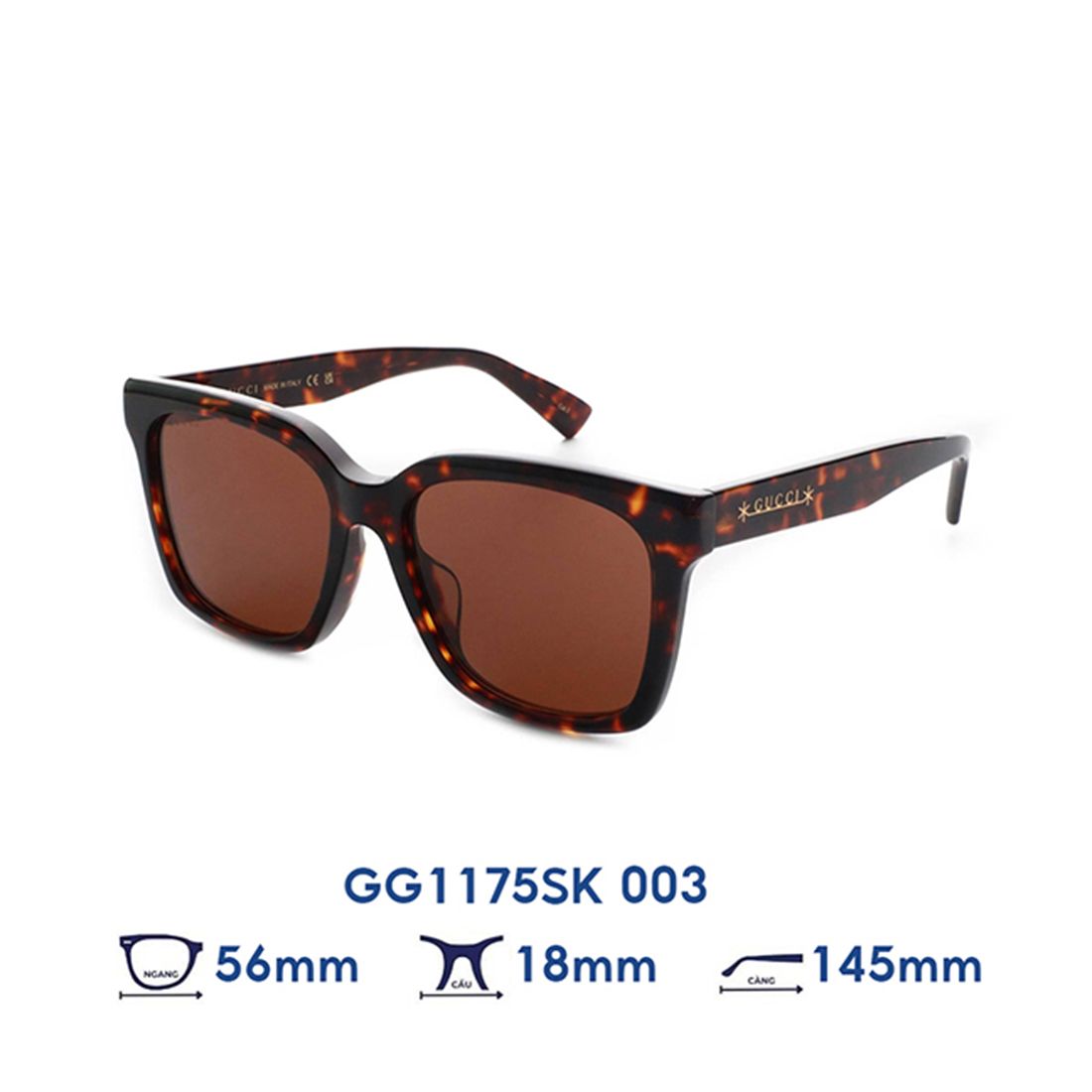  Kính mát GUCCI GG1175SK 003 