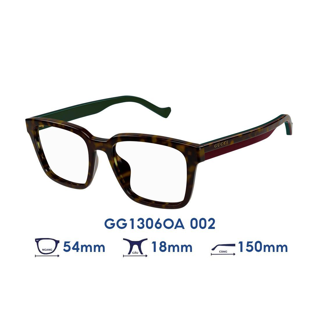  Gọng kính GUCCI GG1306OA 002 