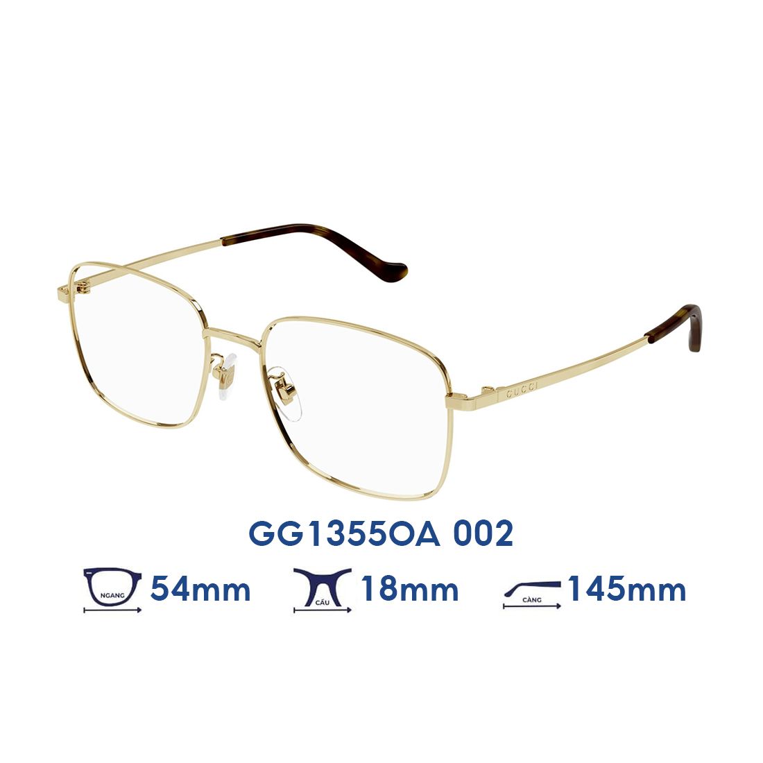  Gọng kính GUCCI GG1355OA 002 