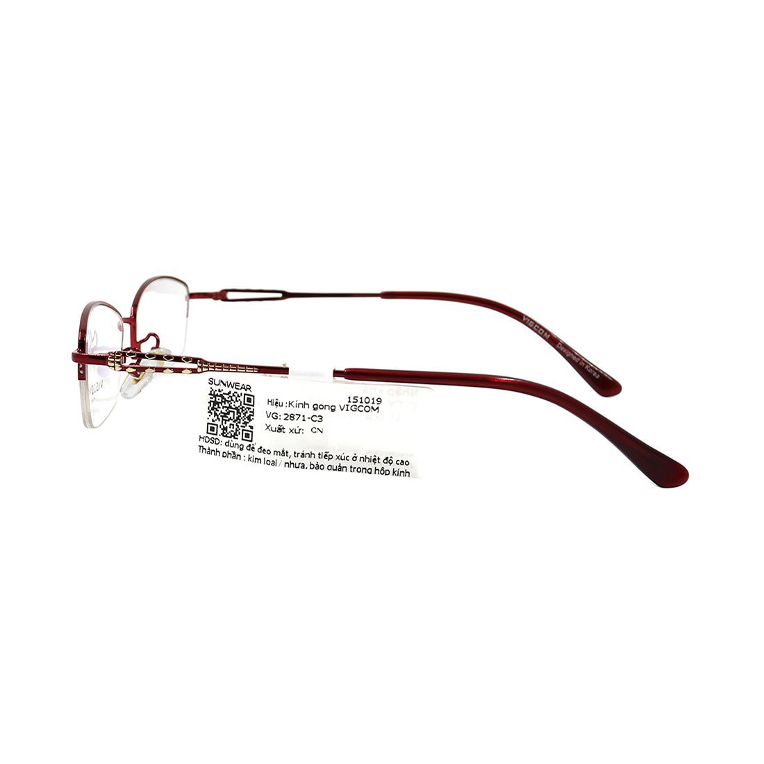 Gọng kính Vigcom VG2871 C3 chính hãng