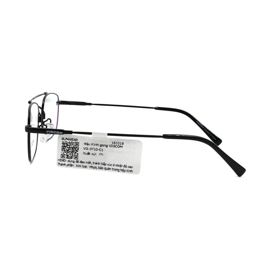 Gọng kính Vigcom VG0T10 C1 chính hãng