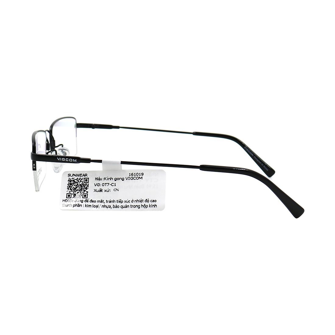 Gọng kính Vigcom VG0T7 C1 chính hãng