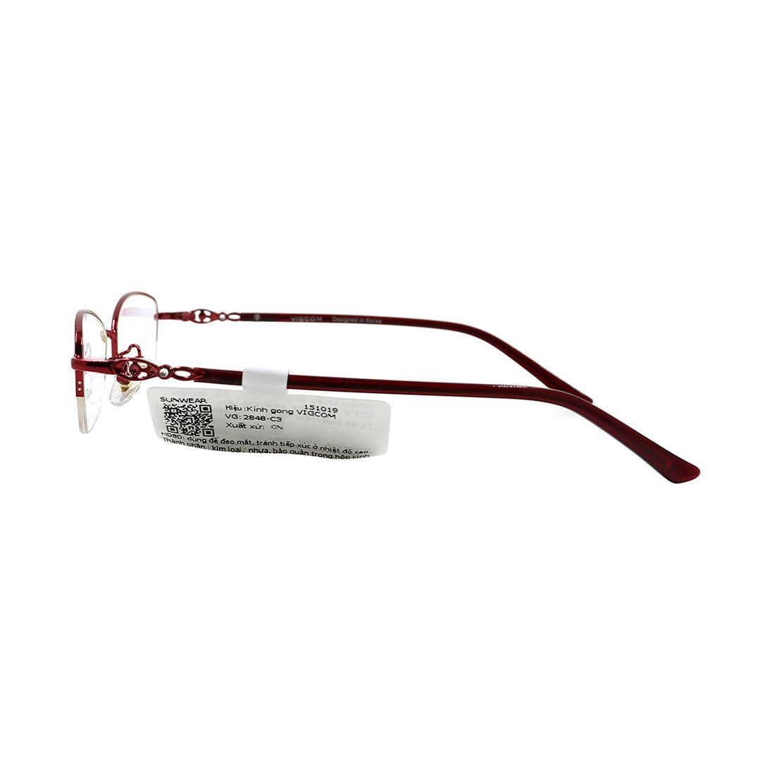 Gọng kính Vigcom VG2848 C3 chính hãng