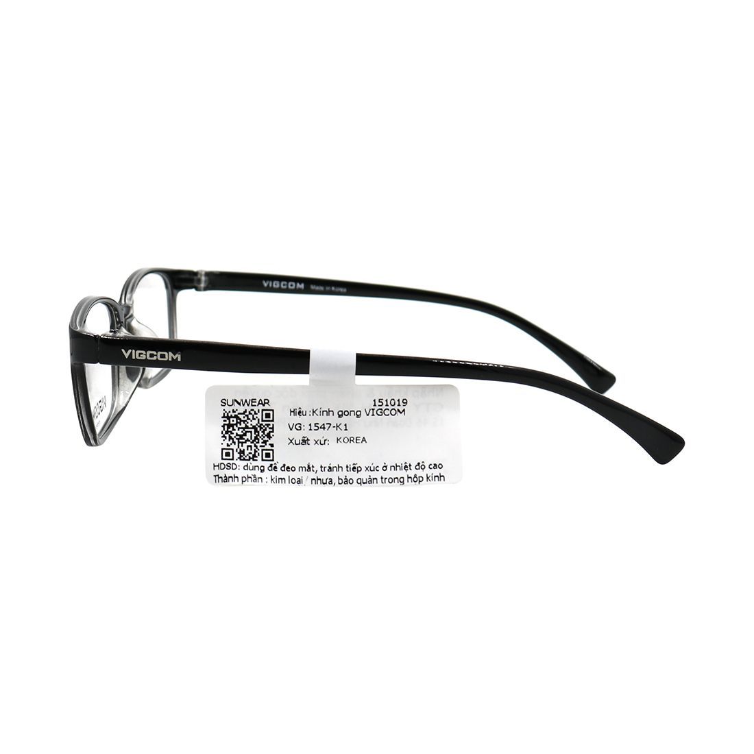 Gọng kính Vigcom VG1547 K1 chính hãng