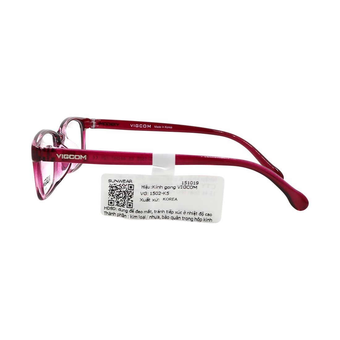 Gọng kính Vigcom VG1502 K5 chính hãng