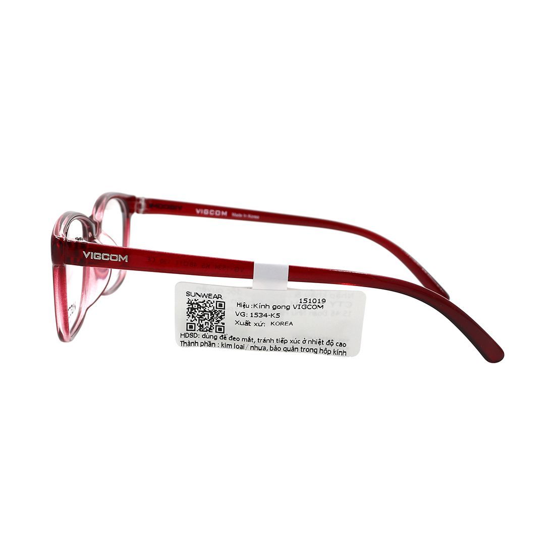 Gọng kính Vigcom VG1534 K5 chính hãng