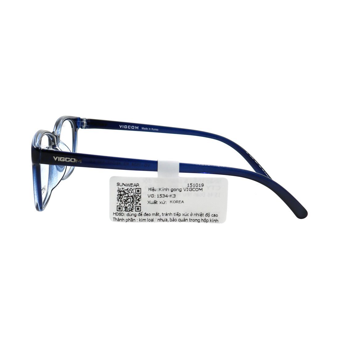 Gọng kính Vigcom VG1534 K3 chính hãng