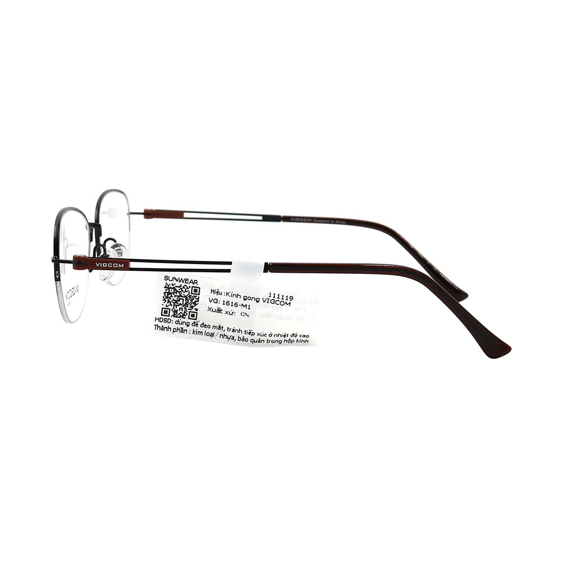 Gọng kính Vigcom VG1616 M1 chính hãng