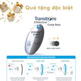  Tròng kính Essilor Eyezen Start Xtractive đổi màu chiết suất 1.50 váng phủ Crizal Rock 