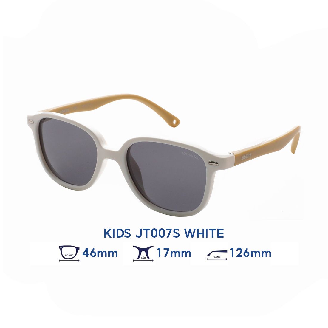 Kính mát JUBILANT KIDS JT007S WHITE