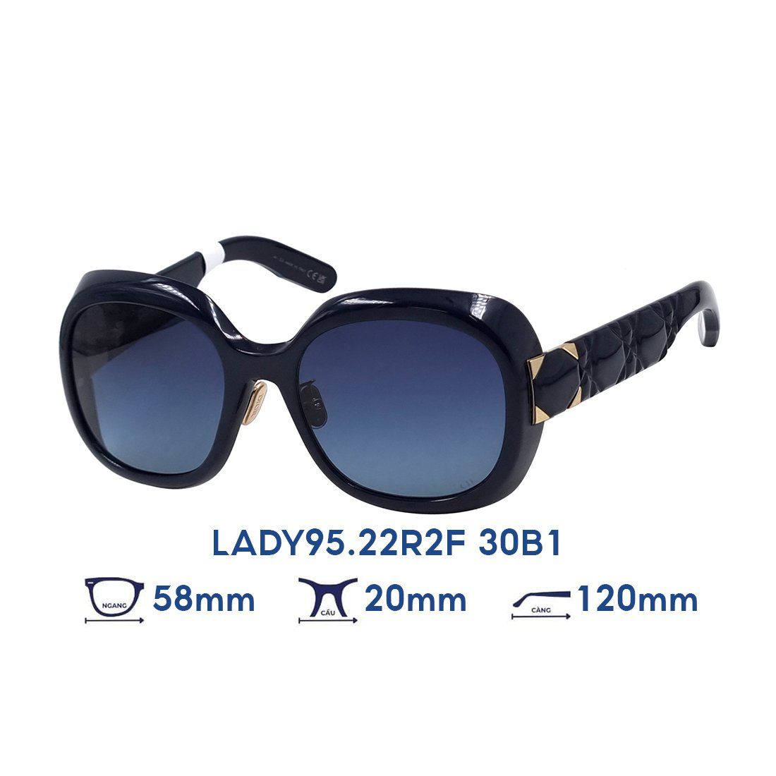 Kính mát DIOR LADY95.22R2F 30B1