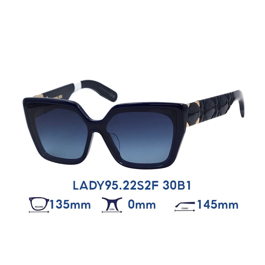 Kính mát DIOR LADY95.22S2F 30B1