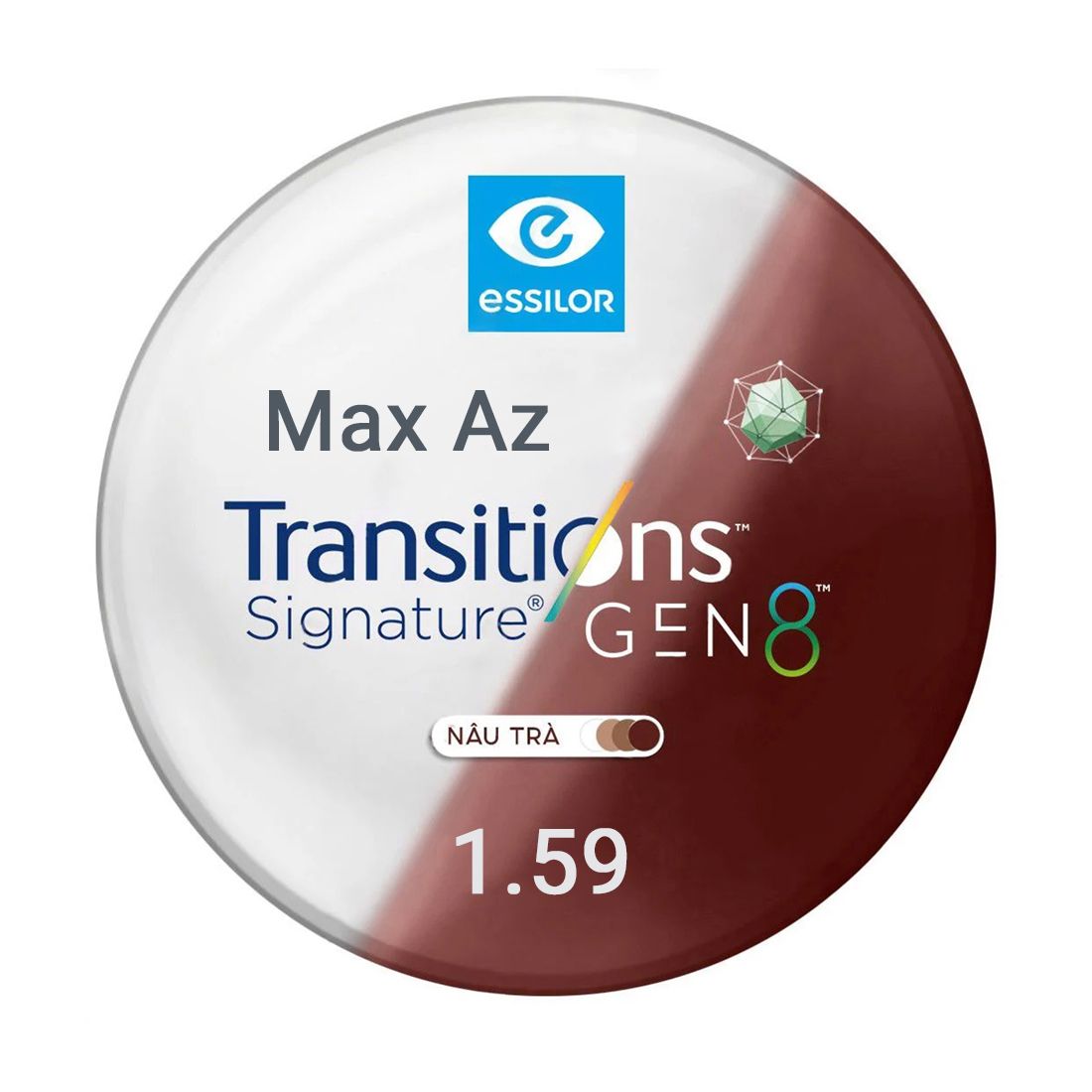 Tròng Kính Essilor đơn tròng đánh váng Max AZ - Giá Tốt Từ Lab Việt Nam