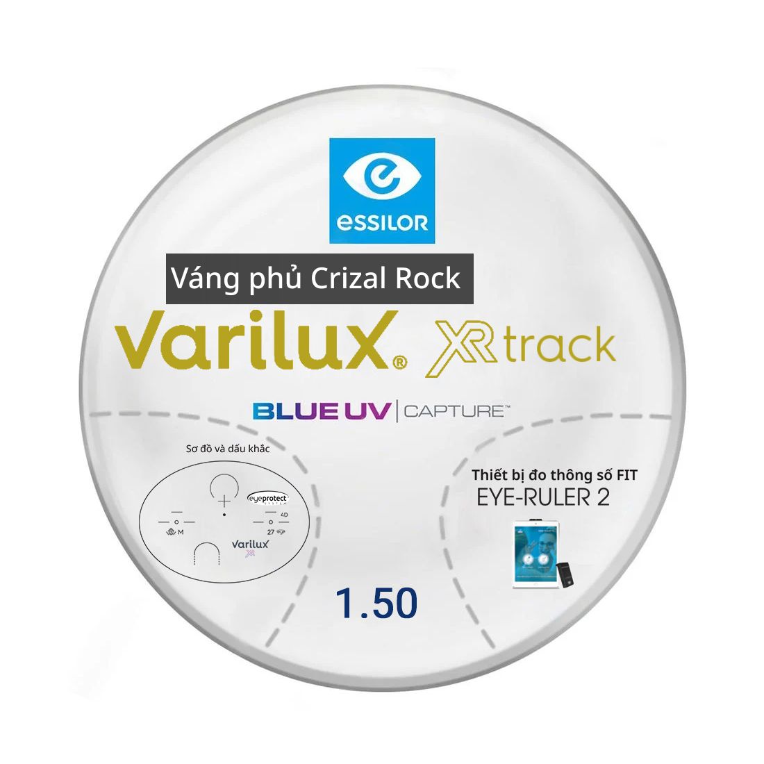 Tròng Đánh Essilor Varilux XR Track - Công Nghệ AI Phản Ứng Theo Mắt