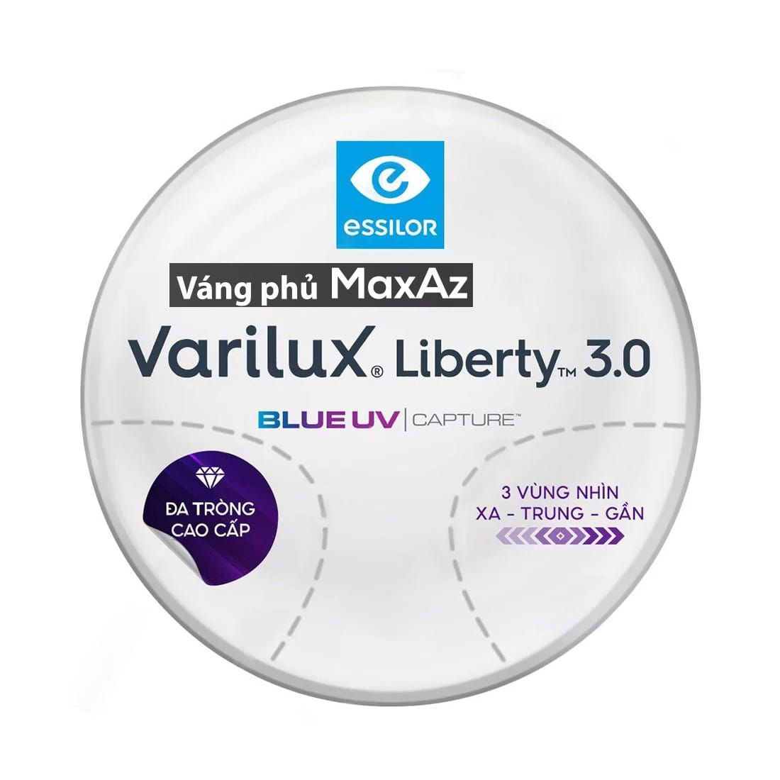 Tròng Kính Đa Tròng Essilor Varilux Liberty 3.0 Váng Max AZ - Lab Việt Nam