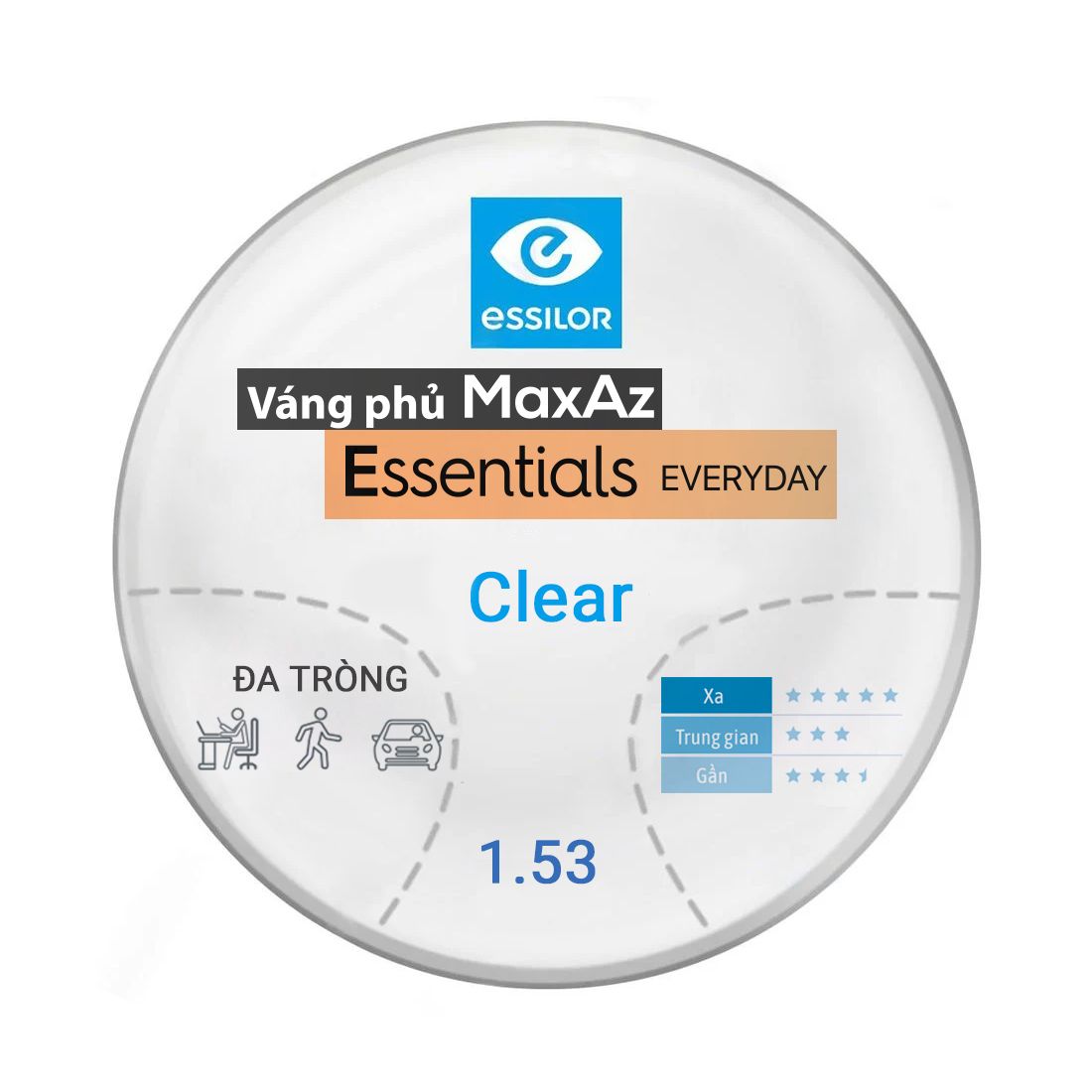 Tròng Đánh Essentials Everyday Váng Phủ Max AZ - Tiện dụng cho mọi ngày